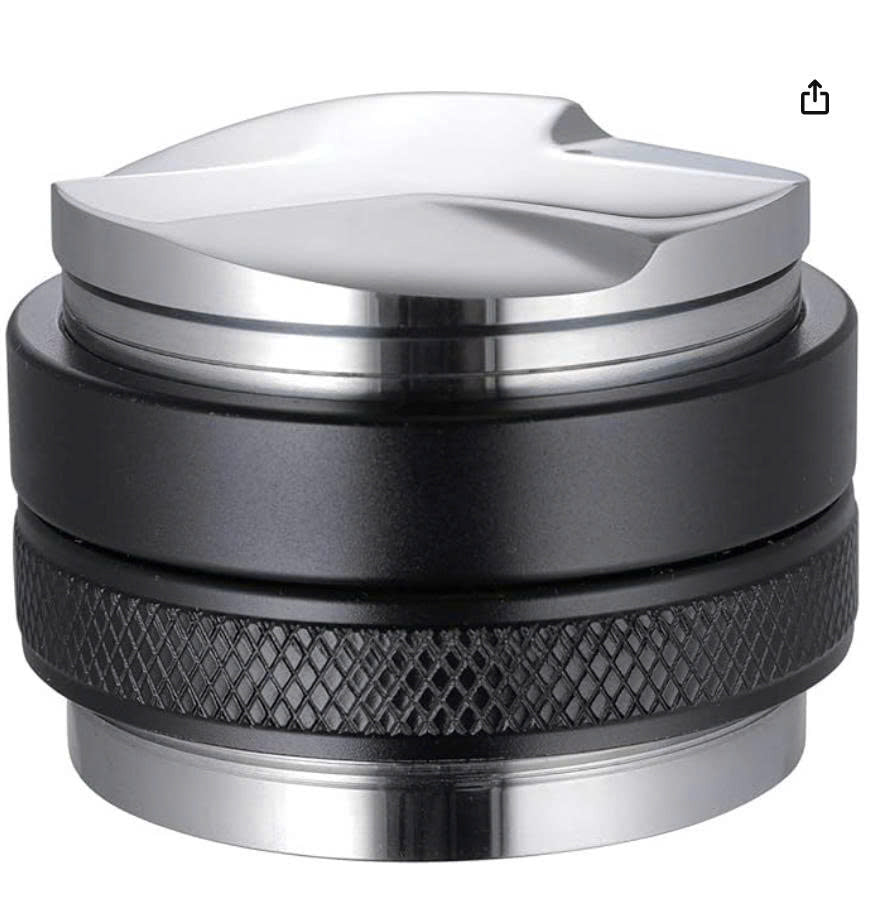 53mm Coffee Distributor & Tamper, MATOW Dual Head Coffee Leveler Compatible with Breville 54mm Portafilter, Adjustable Depth- Professional Espresso Hand Tampers