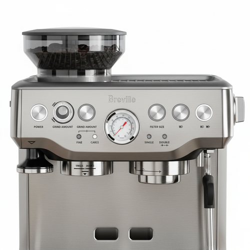 Breville Barista Express Espresso Machine, Brushed Stainless Steel BES870BSS