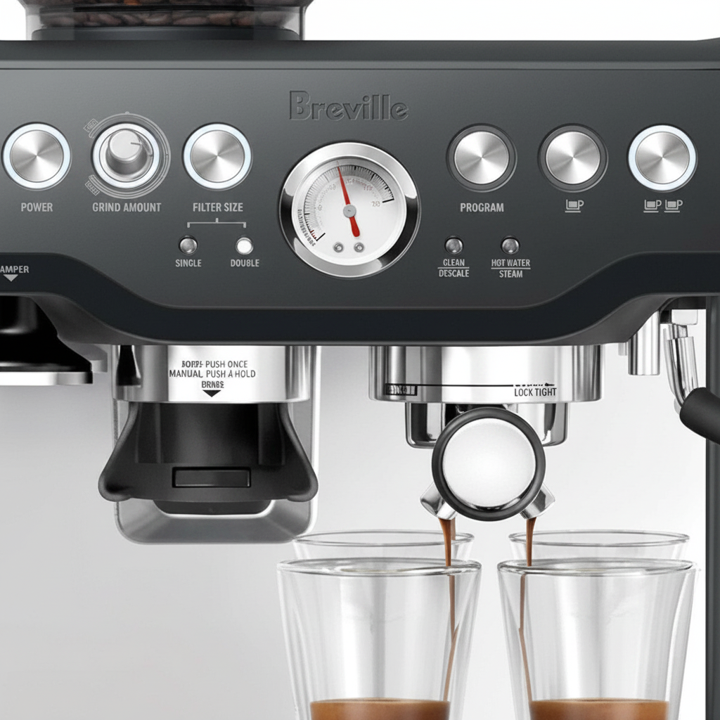 Breville Barista Express Espresso Machine, Charcoal BES870CHR