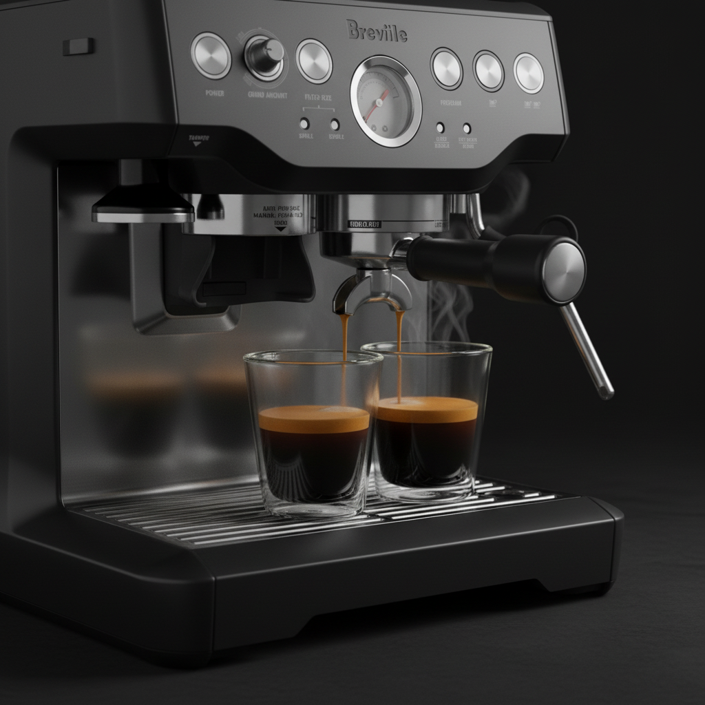 Breville Barista Express Espresso Machine, Charcoal BES870CHR