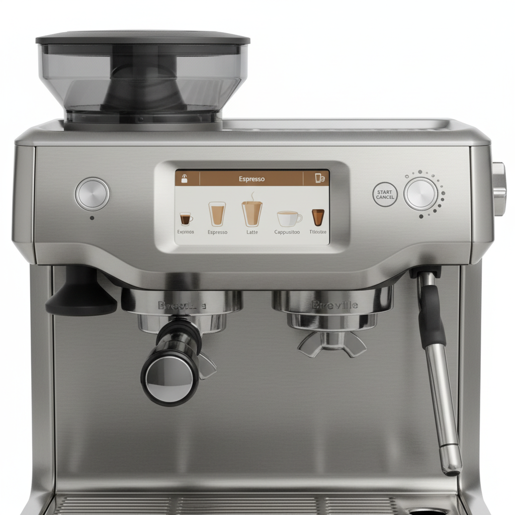 Breville the Barista Touch Espresso Machine, BES880BSS, Brushed Stainless Steel