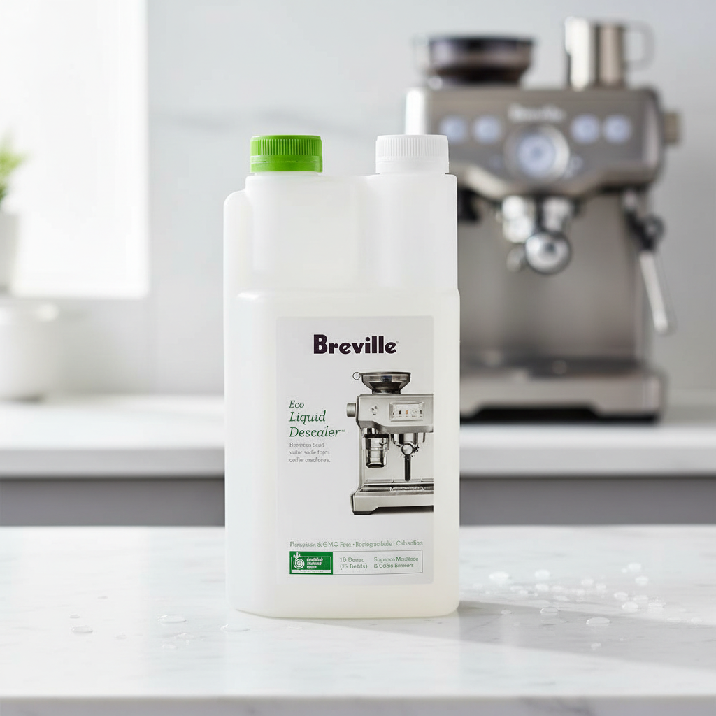 Breville Eco Liquid Descaler (1 Litre), BES010CLR - “Clean your coffee machine like a pro (no damage, no hassle)”