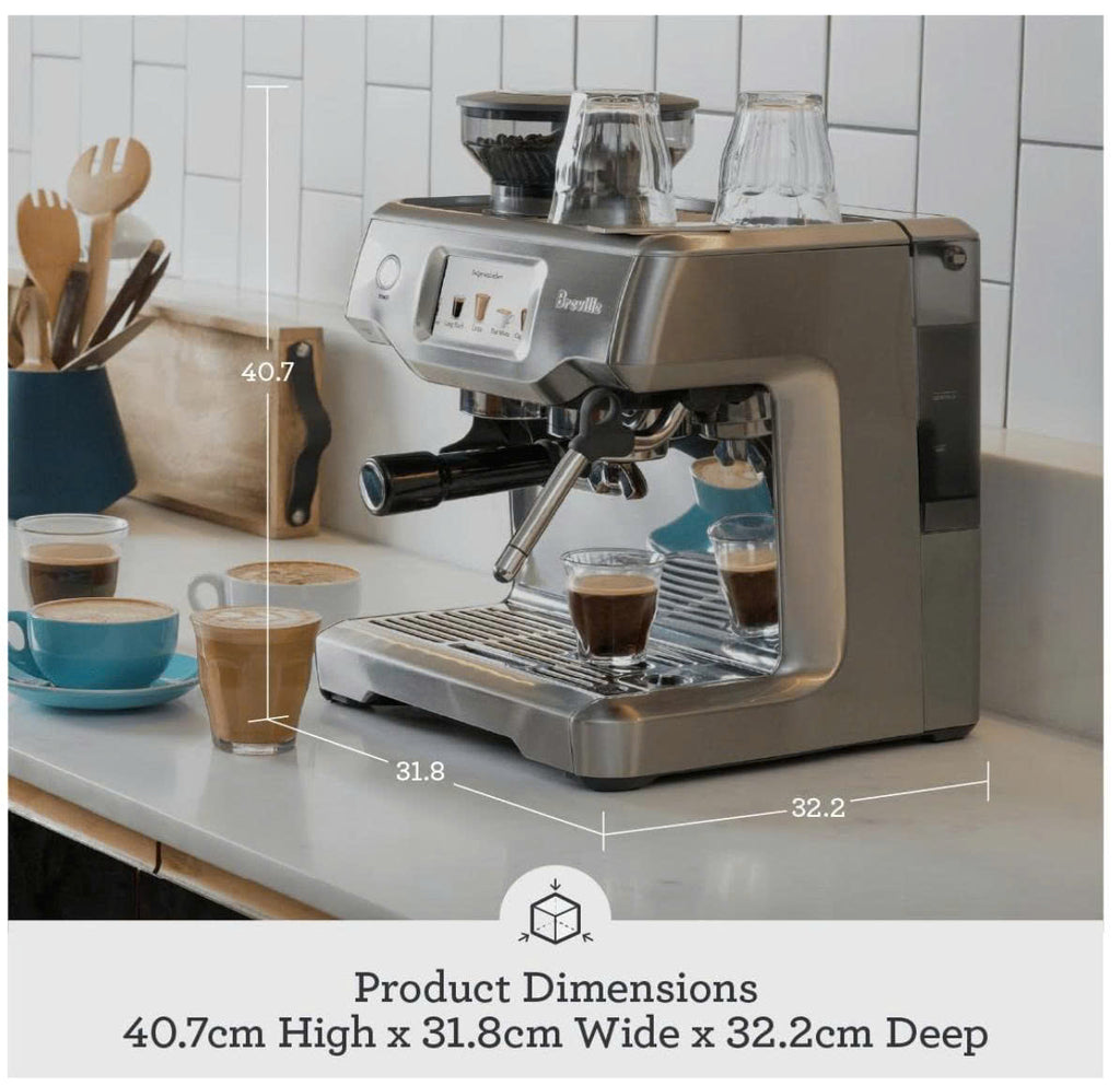 Breville the Barista Touch Espresso Machine, BES880BSS, Brushed Stainless Steel