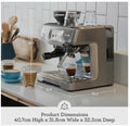 Breville the Barista Touch Espresso Machine, BES880BSS, Brushed Stainless Steel