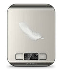 CROWNFUL Food Scale, 5kg Digital Kitchen Scales with Built-in Coin Battery, Weight Ounces and Grams for Cooking and Baking, 6 Units with Tare Function