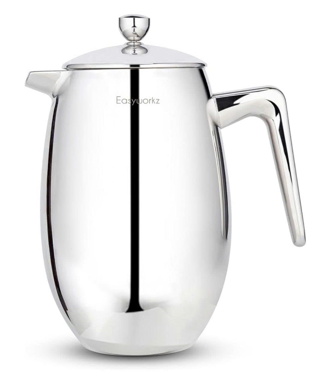 Easyworkz Nando French Press Double Wall Insulated Thermal Coffee Maker,304 Stainless Steel Cafetiere 1000 ml