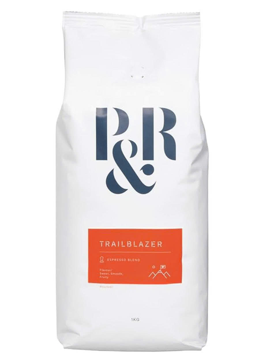 Pablo & Rusty's Trailblazer Espresso Blend, Notes of Sweet, Fruity and Smooth, Specialty Coffee made from Ethically Sourced Coffee Beans, Ideal for Espresso Machine, Stovetop Brewer and More, 1 Kg